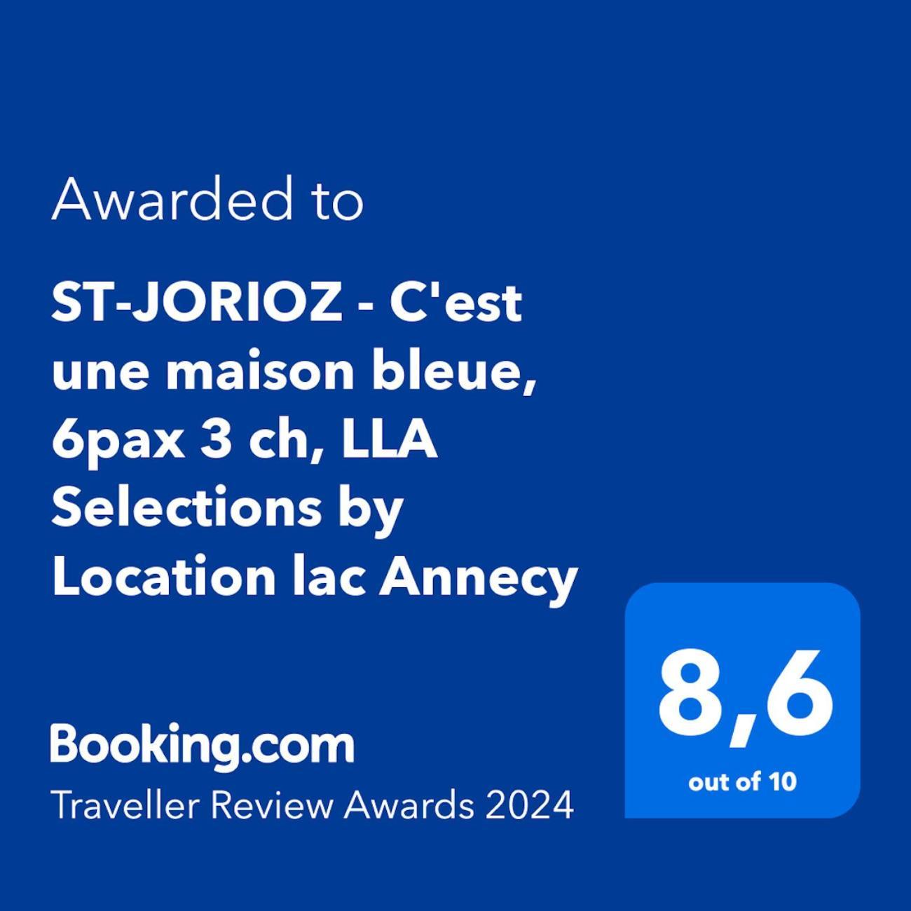ST-JORIOZ - C'est une maison bleue, 6pax by LocationlacAnnecy, LLA Selections Saint-Jorioz Extérieur photo